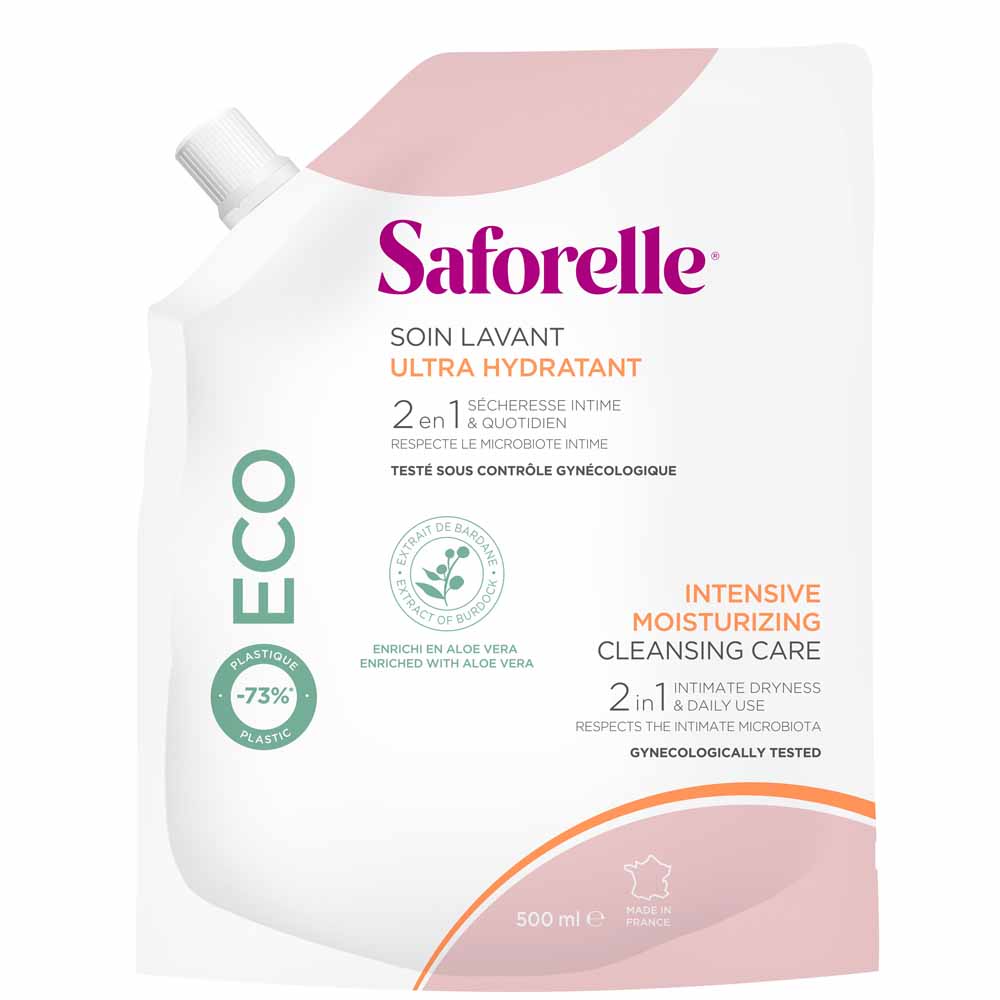 Saforelle Ultra hydrating eco-refill cleansing care special dryness 400 ml