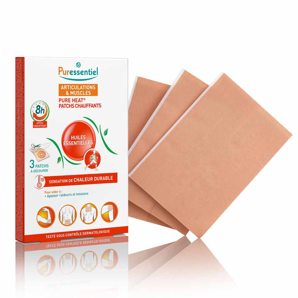 Puressentiel Joints & Muscles Pure Heat 8-hour warmth 3 warm patches