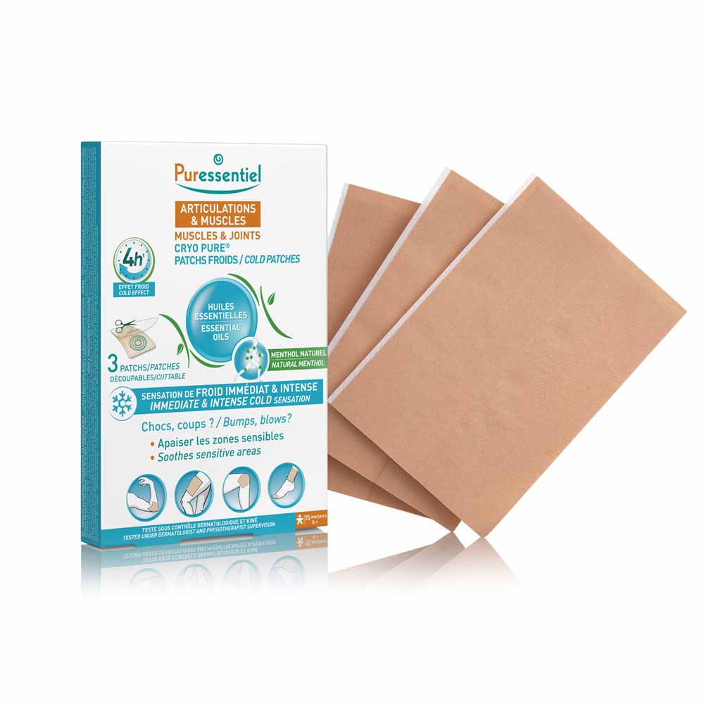 Puressentiel Joints & Muscles Cryo Pure 4h effect 3 Cold Patches