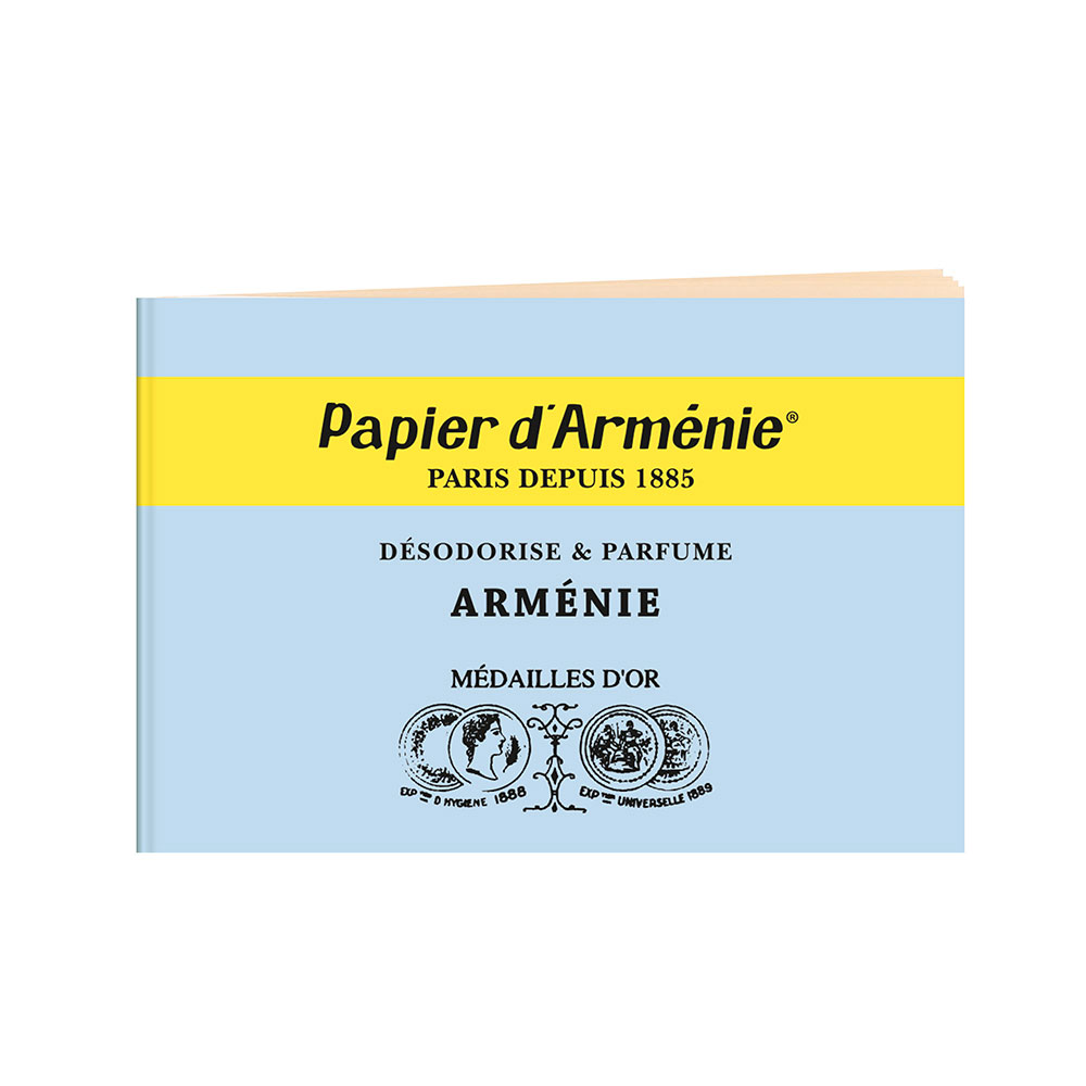 Papier D'Armenie Paper Incense Pad Deodorises and Fragrances 12 Feuilles