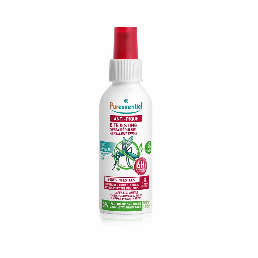 Puressentiel Repellents Family Repellent Spray Bite & Sting Temperate Areas 100ml