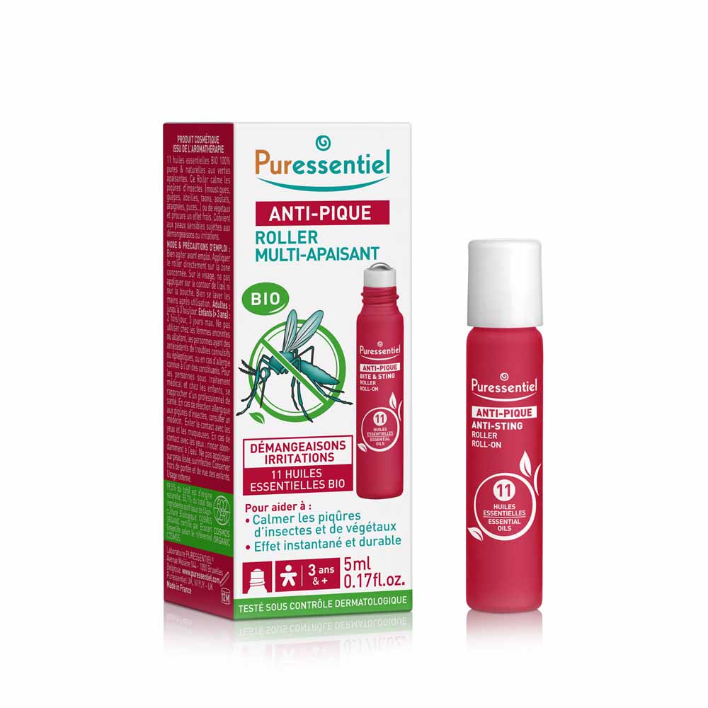 Puressentiel Repellents Anti-sting Soothing Roll On 11 Essential Oils 5ml