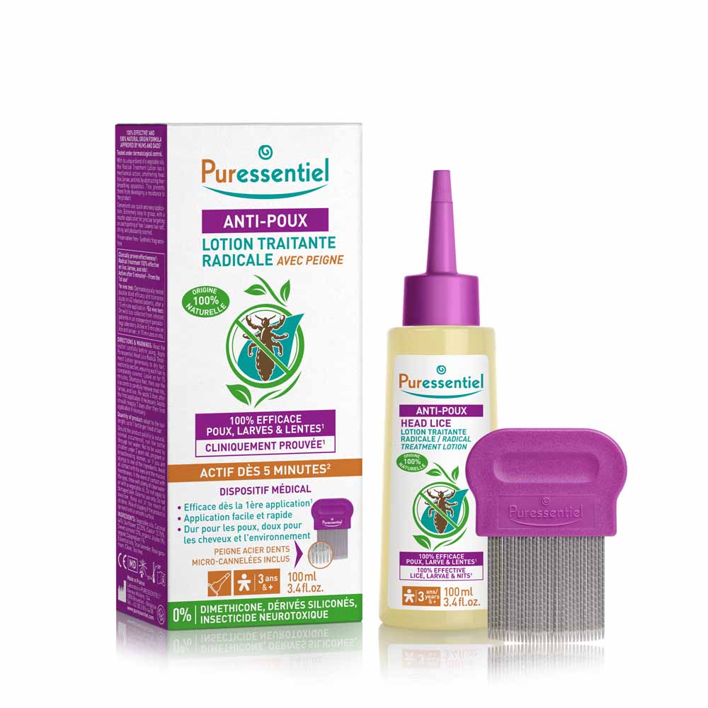 Puressentiel Anti-Lice Anti-lice Lotion + Comb 100 ml