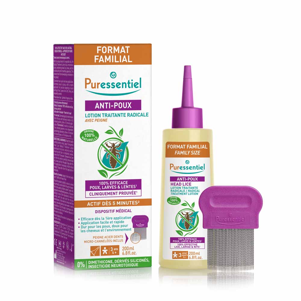 Puressentiel Anti-Lice Anti-Lice Lotion + Comb 200ml