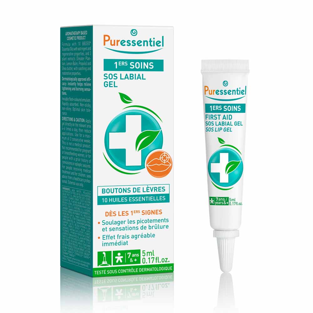 Puressentiel Skin care Lip balm gel with 10 essential oils 5 ml