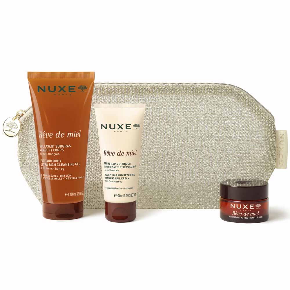 Nuxe Reve De Miel Nourishing Body Hands and Lips Trio