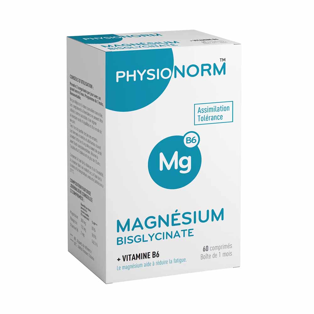 Laboratoire Immubio Physionorm magnesium bisglycinate 60 tablets