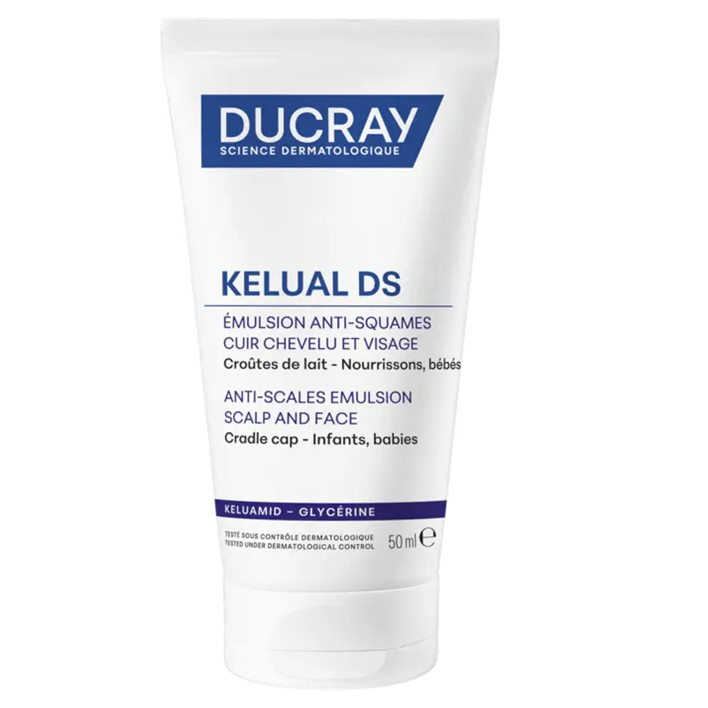 Ducray Kelual Anti-dandruff scalp and face emulsion Face & Scalp, Cradle Cap 50 ml