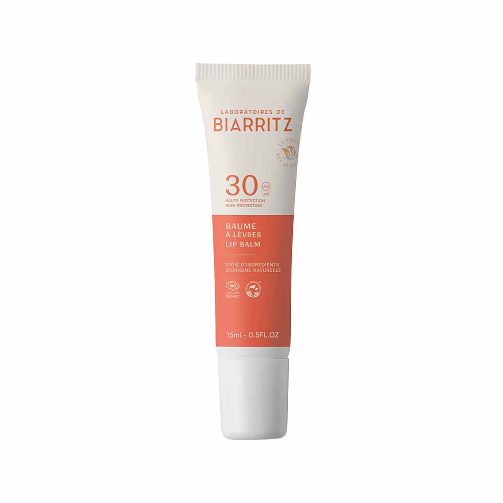 Laboratoires De Biarritz Solaires Baume À Lèvres Bio SPF30 Haute Protection 15ml