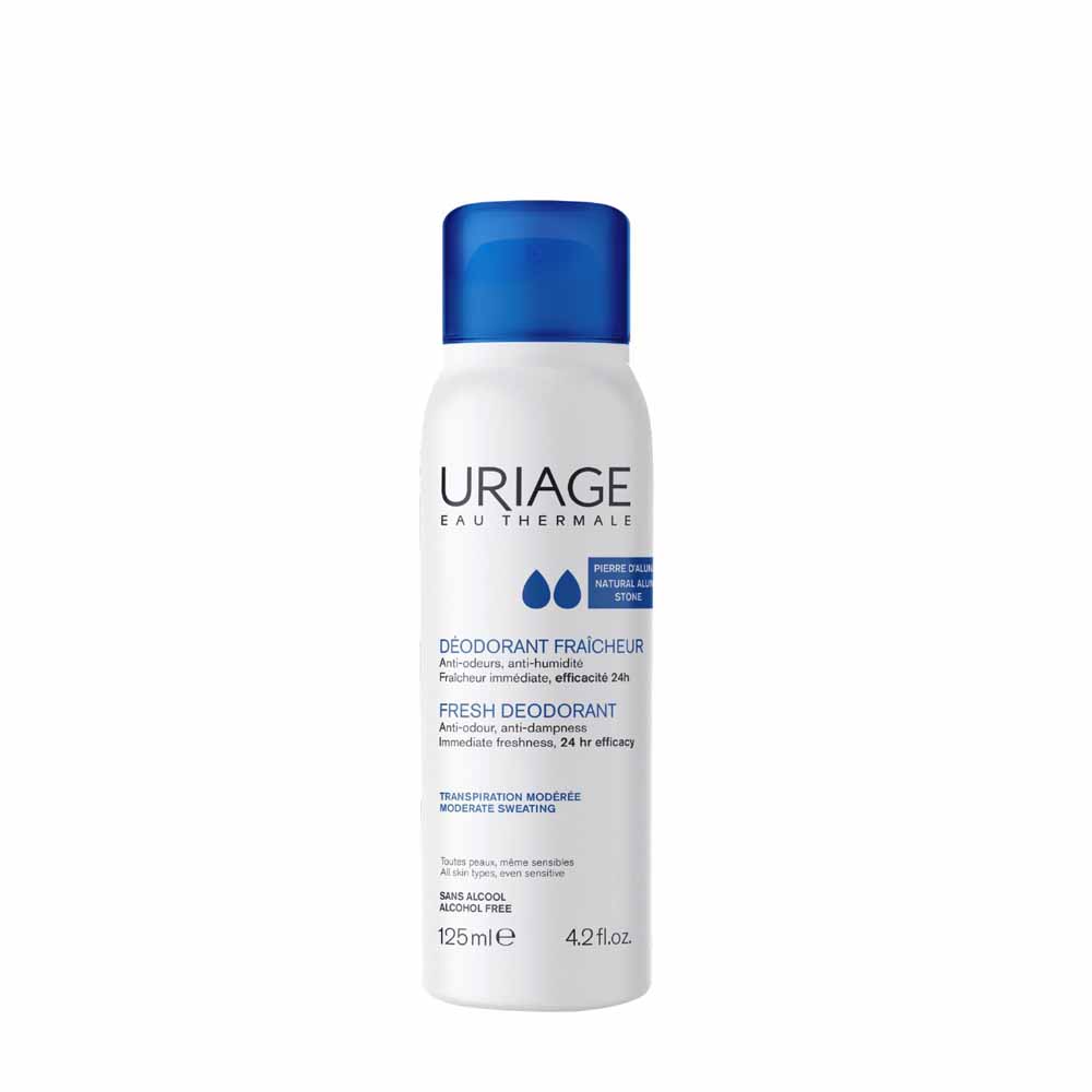 Uriage Refreshing Deodorant Anti-Odour Anti-Humidity Sensitive Skin 125ml
