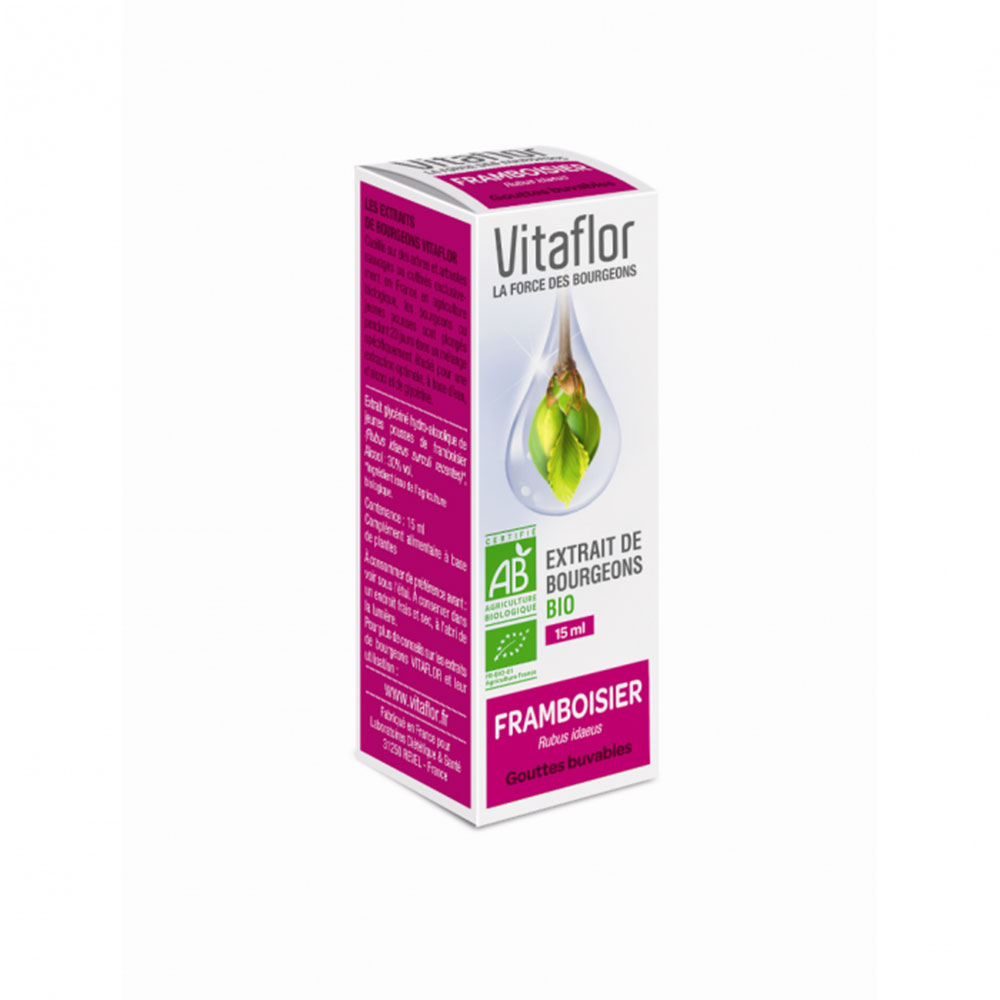 Vitaflor Organic Raspberry Plant Bud Extract 15ml