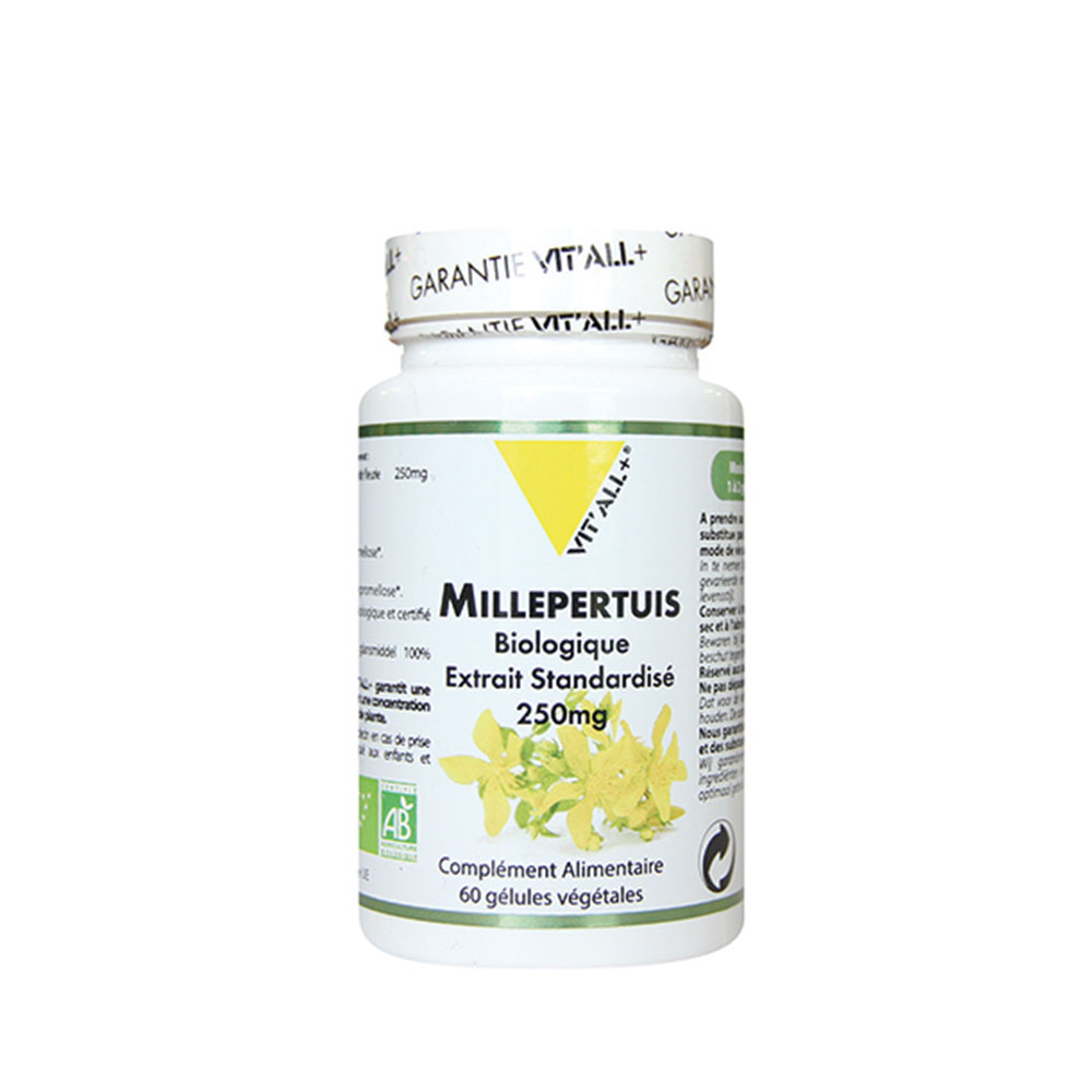 Vit'All+ St John's Wort Organic Standardised Extract 250mg 60 capsules
