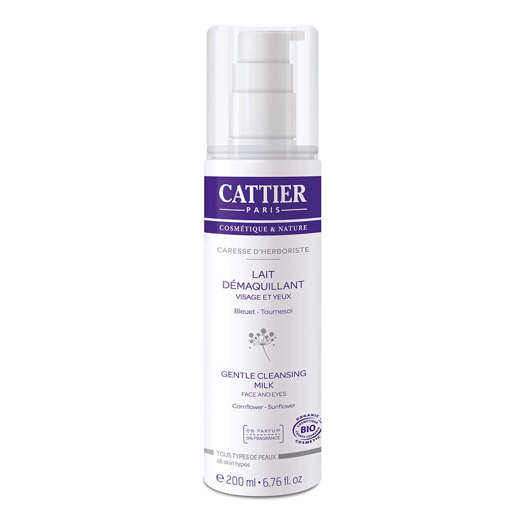 Cattier Cleansing Milk Caresse D'Herboriste Face & Eyes 200ml