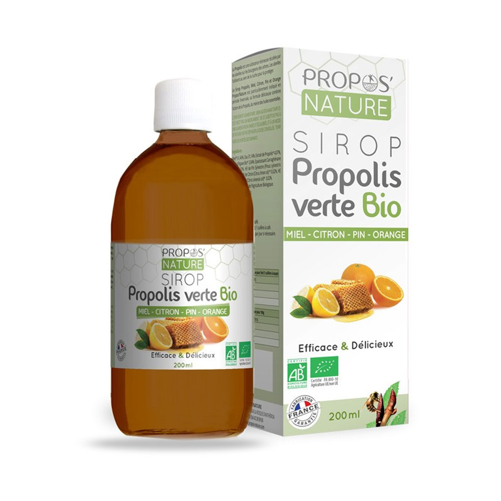 Propos'Nature Organic Green Propolis Syrup 200ml