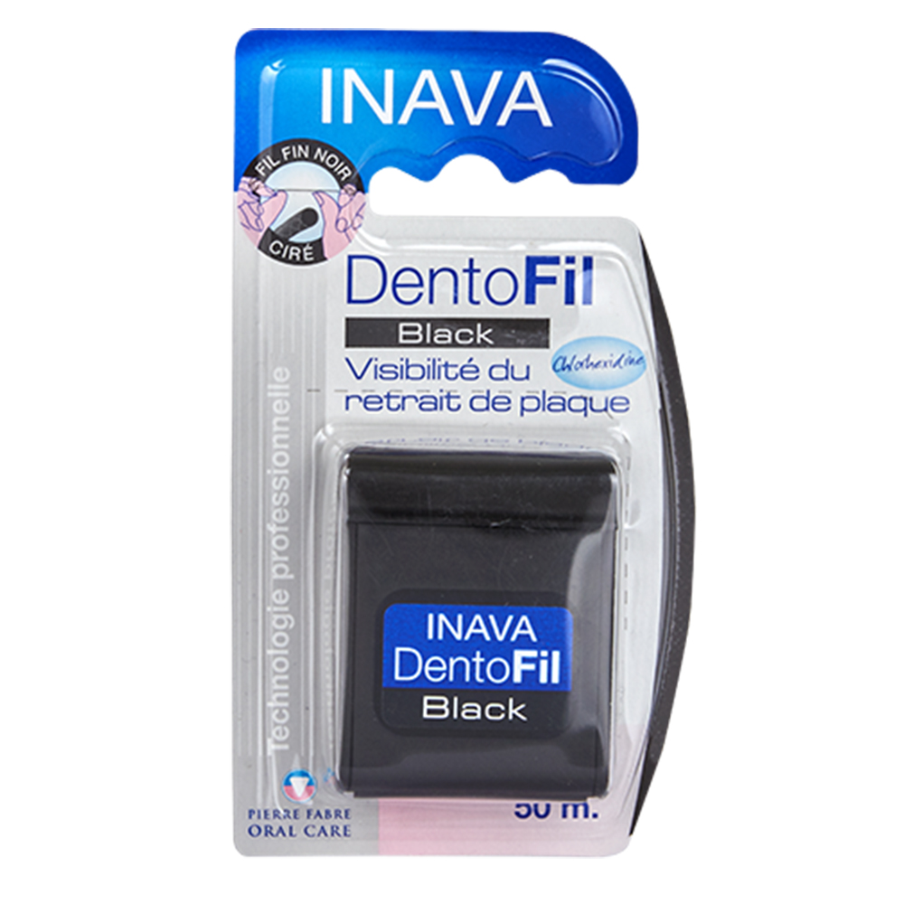 Inava Dentofil Dentofil Black Dental Floss 50m
