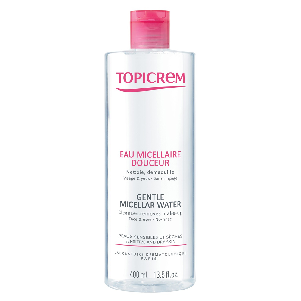 Topicrem Douceur Gentle Micellar Water Dry & Sensitive Skin Peaux Sensibles Et Seches 400ml