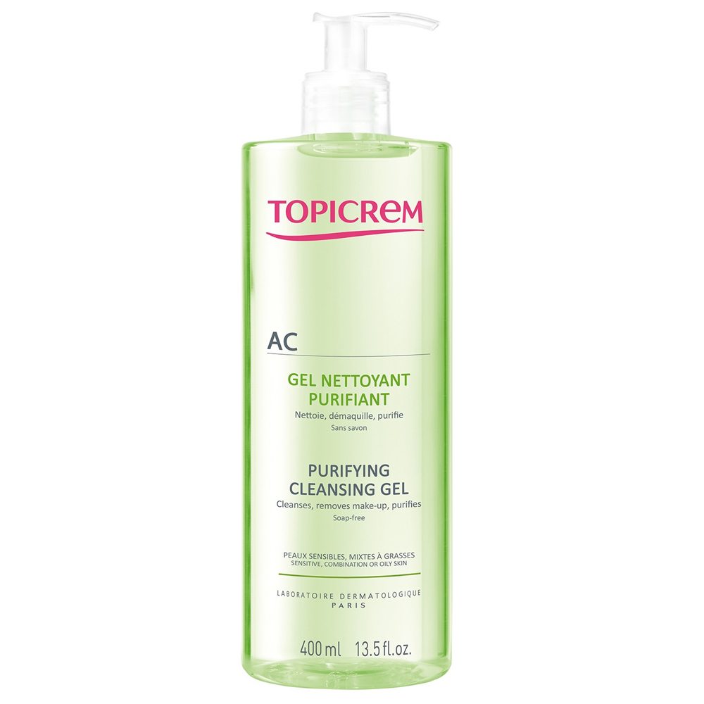 Topicrem AC Combination to Oily skin Topicrem Ac Purifying Cleansing Gel Combination To Oily Skins 400ml