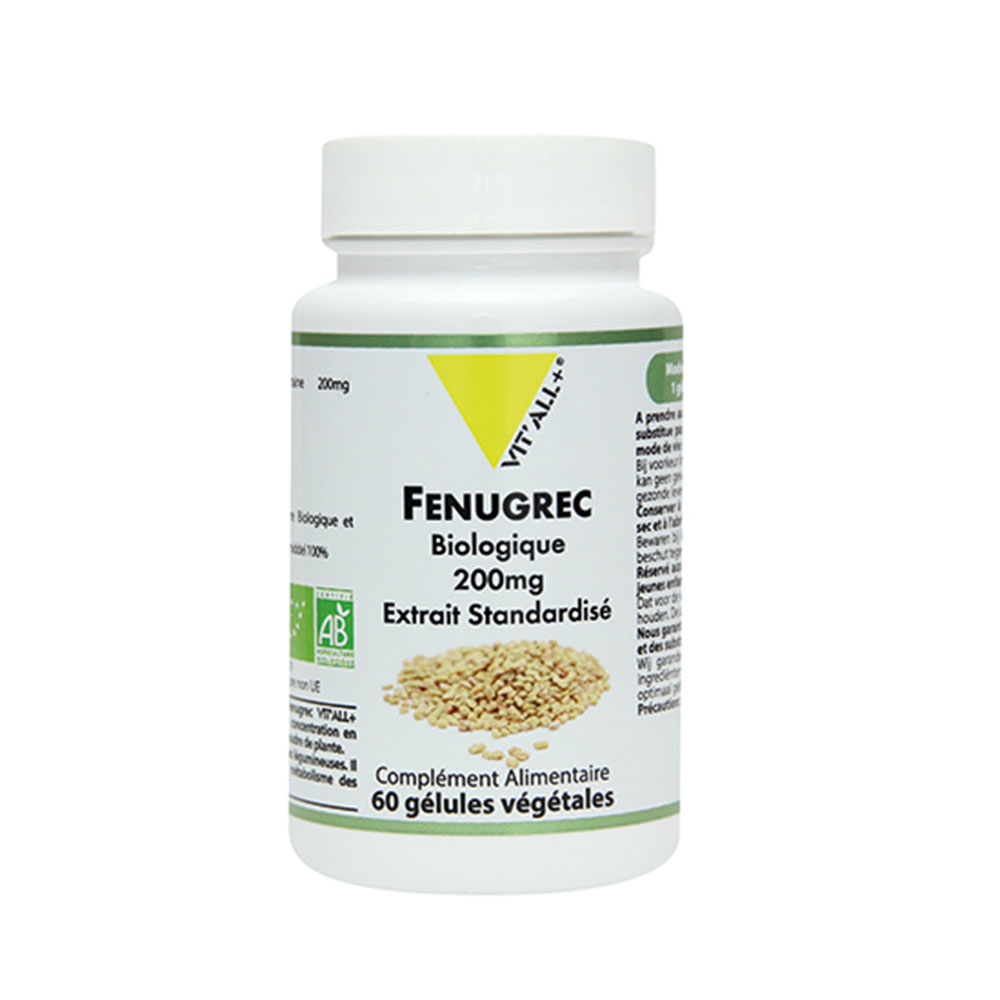 Vit'All+ Fenugreek 200 mg 60 capsules