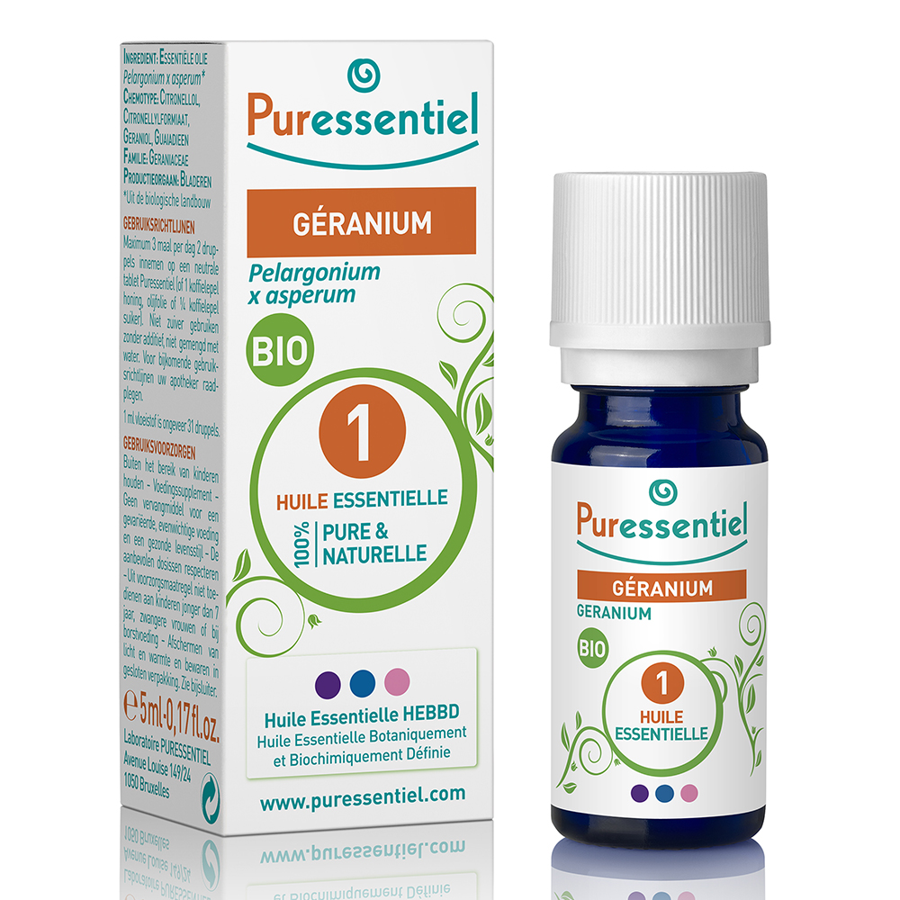 Puressentiel Essential Oils Geranium Essential Oil 5 ml