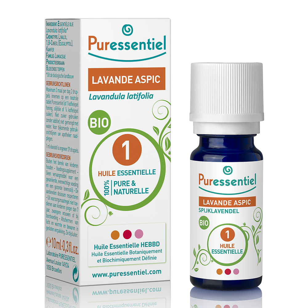 Puressentiel Essential Oils Lavender Aspic Essential Oil 10ml
