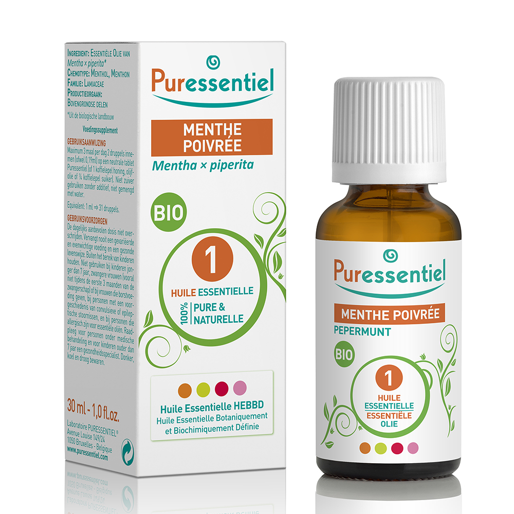 Puressentiel Essential Oils Organic Peppermint Essential Oil 30ml