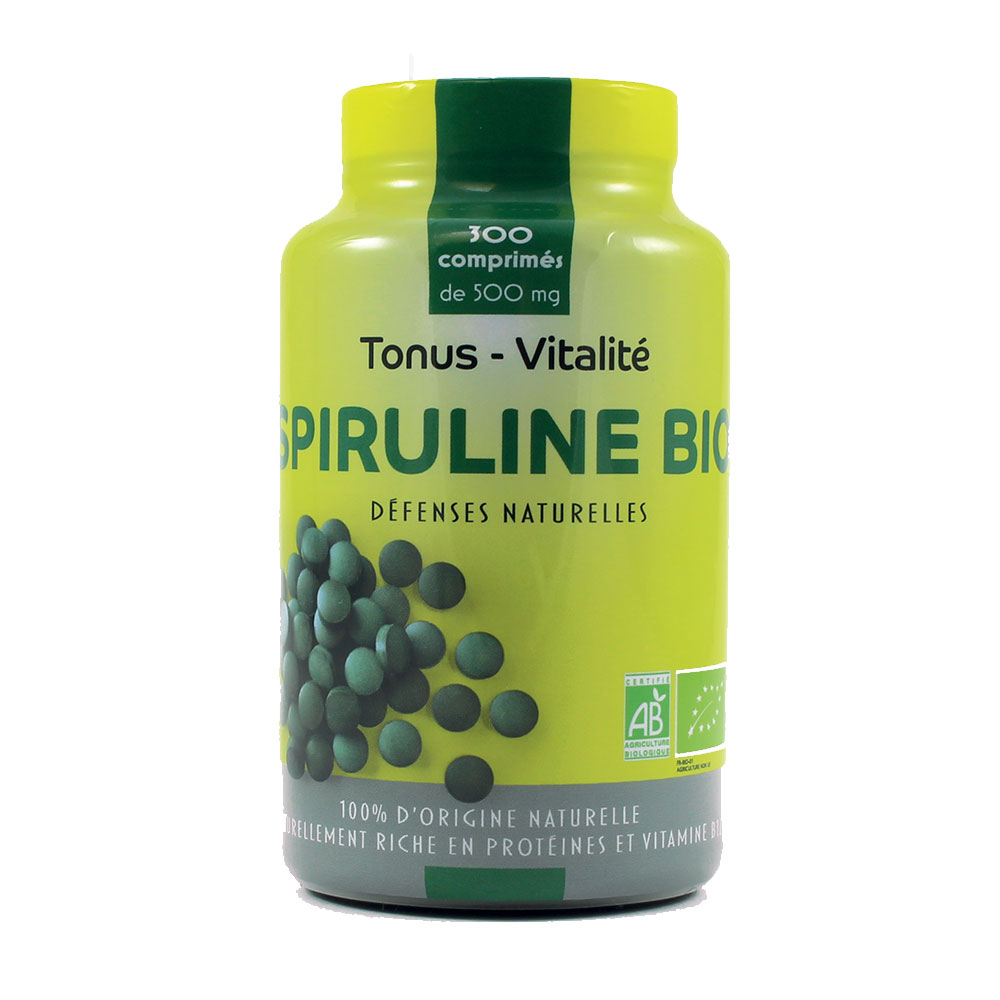 Pharm'Up Spiruline Tone And Vitality 300 Tablets 500mg
