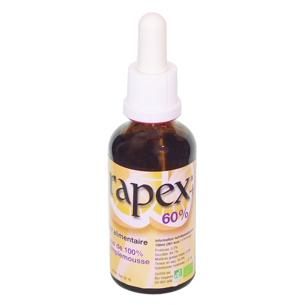 Biograpex Grapex 60% Organic Glass Bottle 100ml