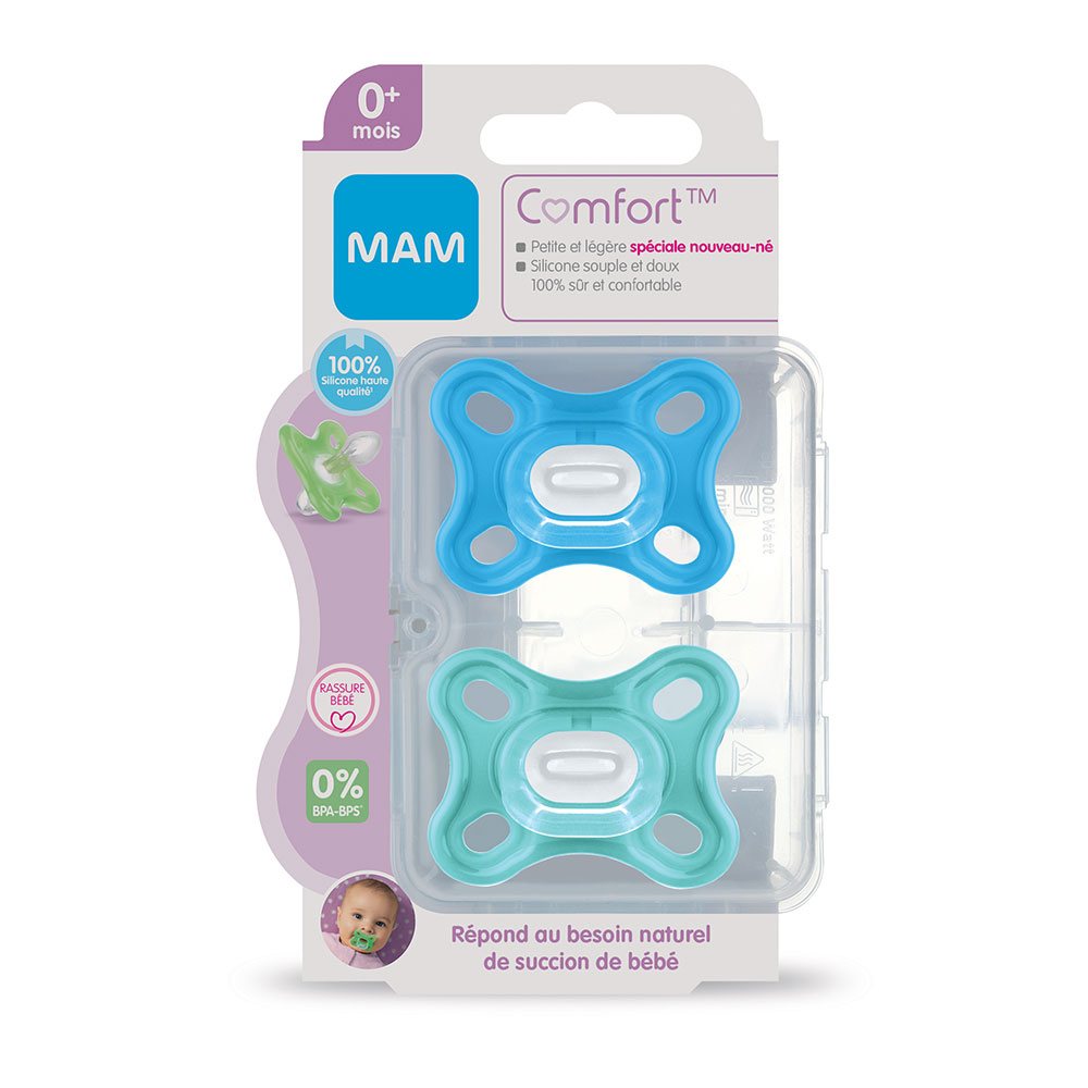 Mam Comfort Symmetrical soother From birth x2