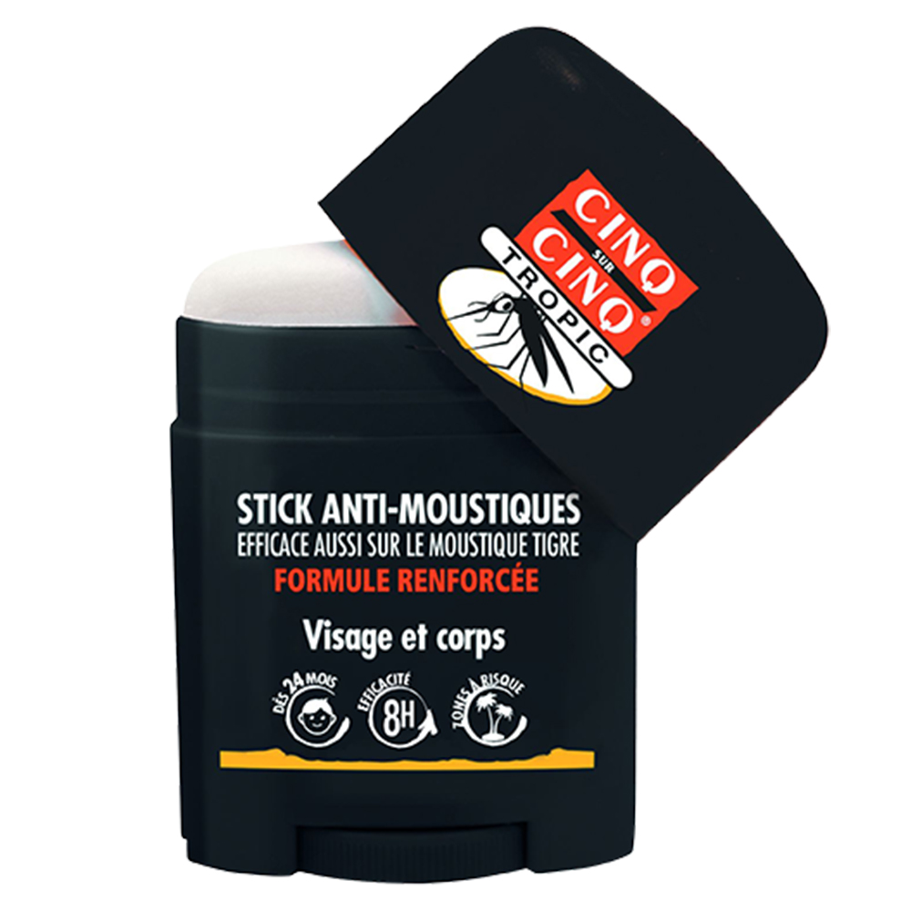 Cinq Sur Cinq Mosquito Repellent Stick Face And Body Tropical Zones 20ml