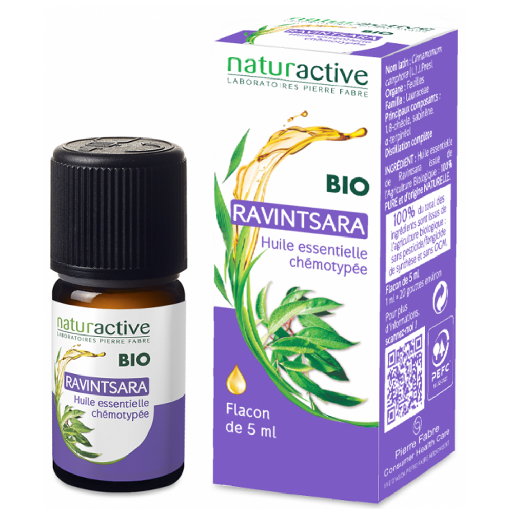 Naturactive Organic Ravintsara essential oil 5 ml