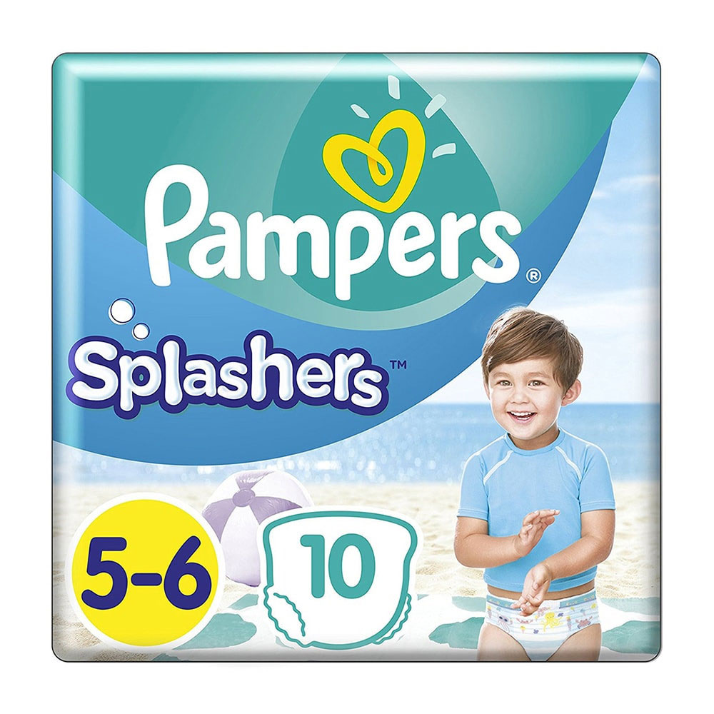 Pampers Splashers disposable swim pants size 5-6 (14kg+) 10 units