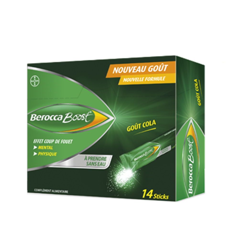 Bayer Berocca Boost cola flavour 14 sticks