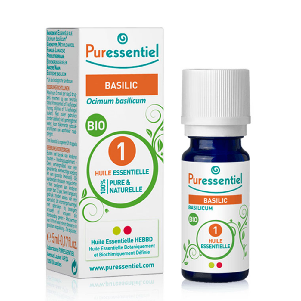 Puressentiel Essential Oils Organic Basil 5ml