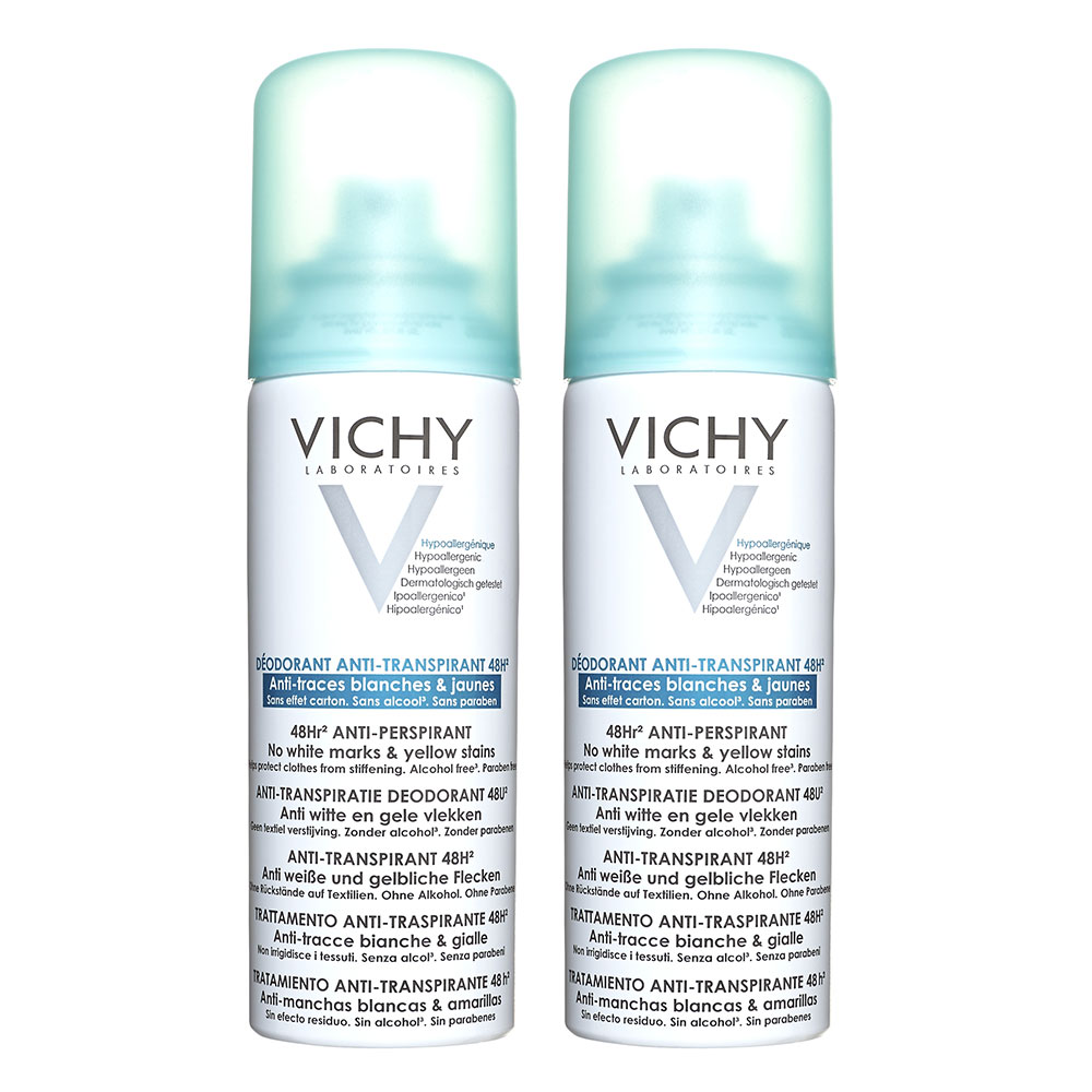 Vichy Deodorants Anti Perspirant 48 H Spray 2x125ml
