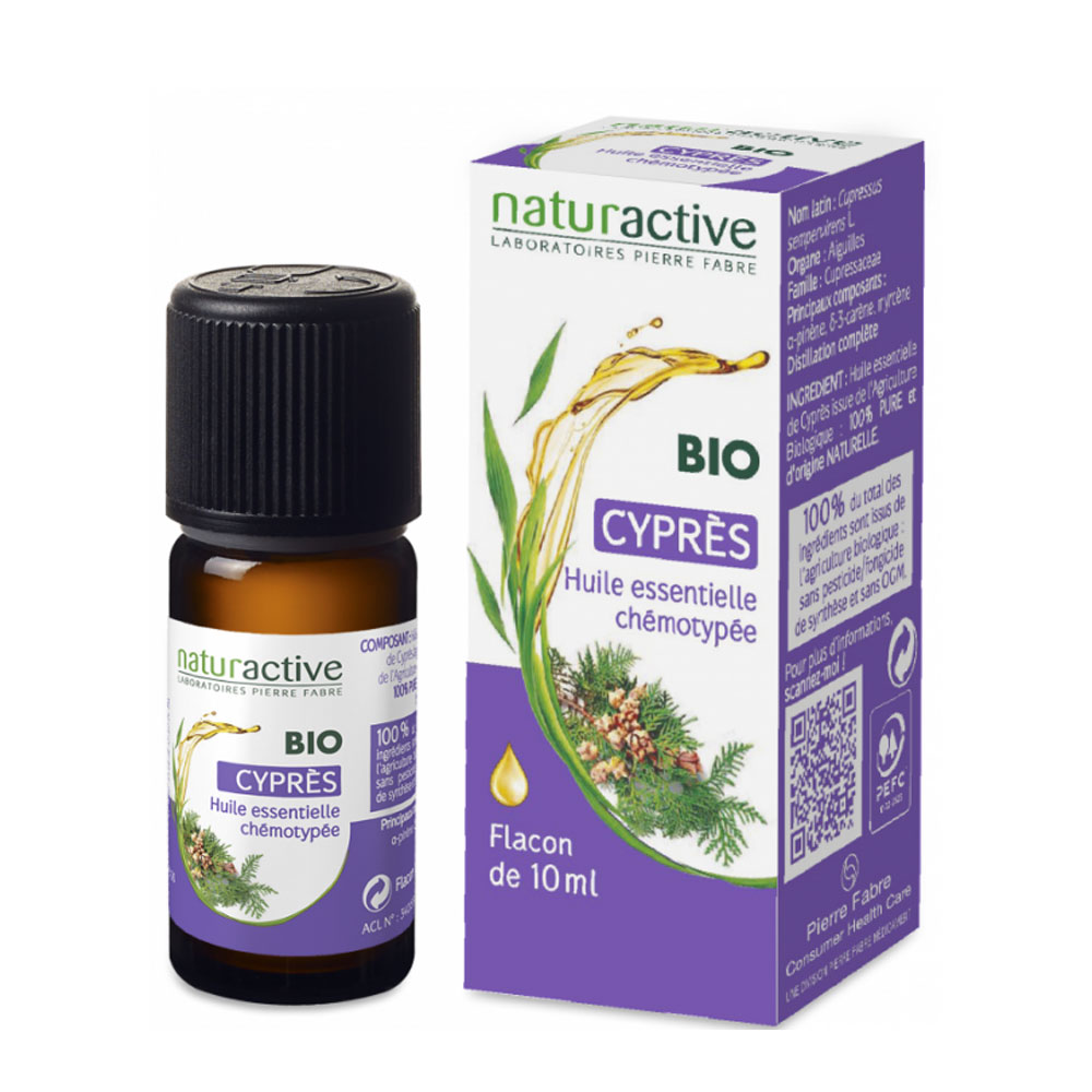 Naturactive Cypress organic essential oil 10 ml