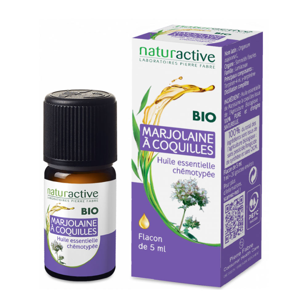 Naturactive Organic Marjoram Shell Essential Oil 5 ml