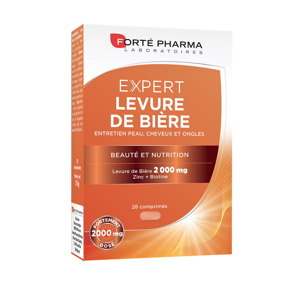 Forté Pharma Hair Expert Zinc and Biotin-enriched Brewer's Yeast for Hair, Nails and Skin 28 tablets