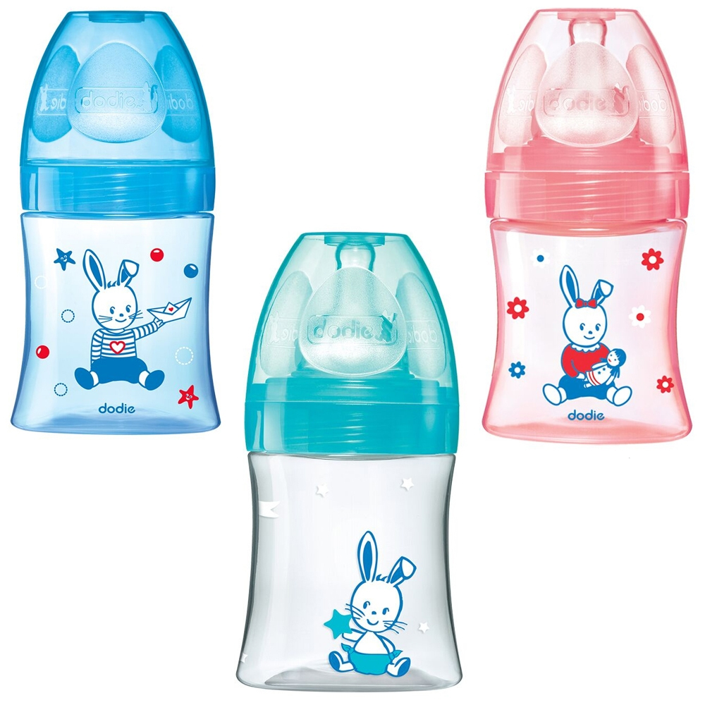 Dodie Anti Colic Training Baby Bottle + Flow 1 0-6 Months 150ml