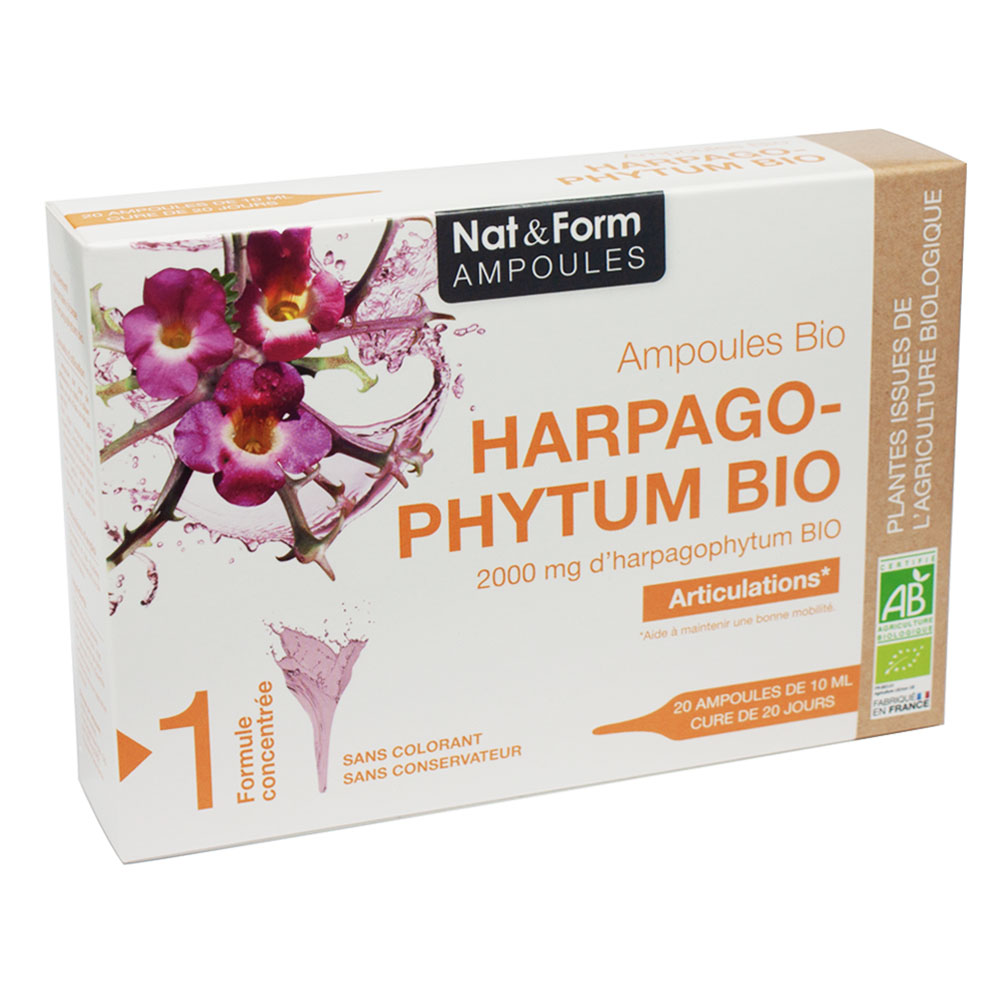 Nat&Form HARPAGOPHYTUM BIO 20 ampulas