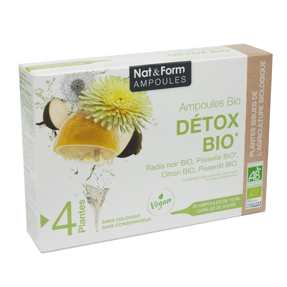Nat&Form ORGANIC DETOX 20 ampulas
