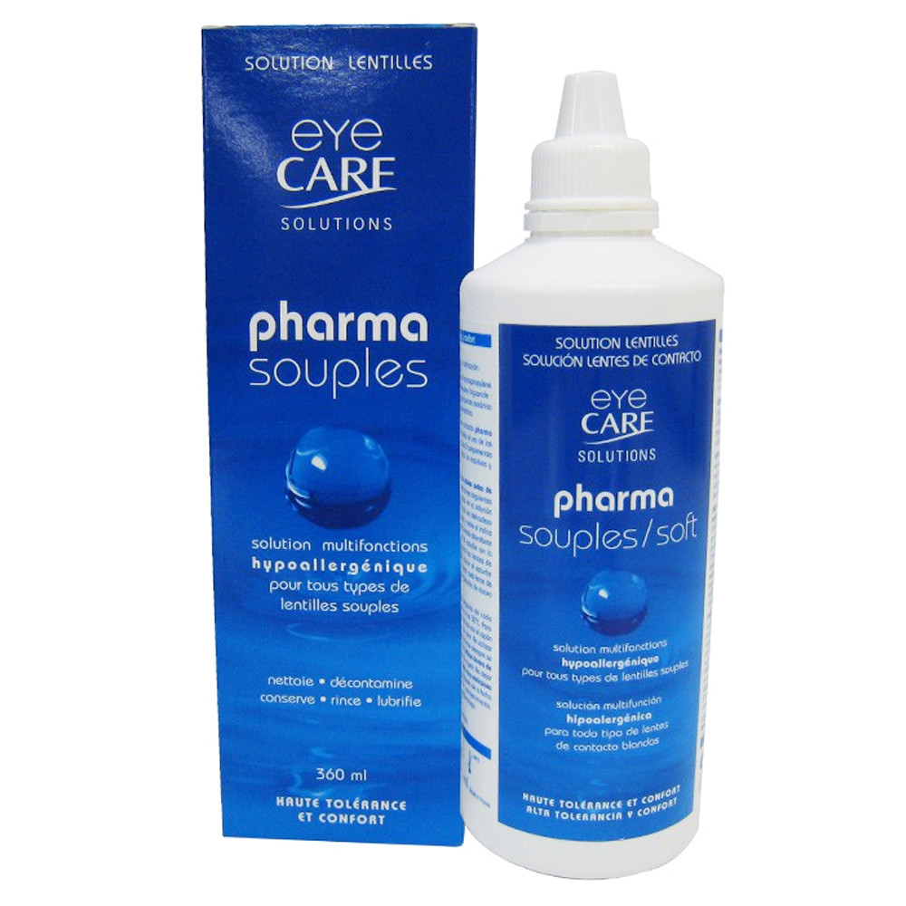Eye Care Solution Multifunctional Cleaning Solution For Soft Lenses 360ml