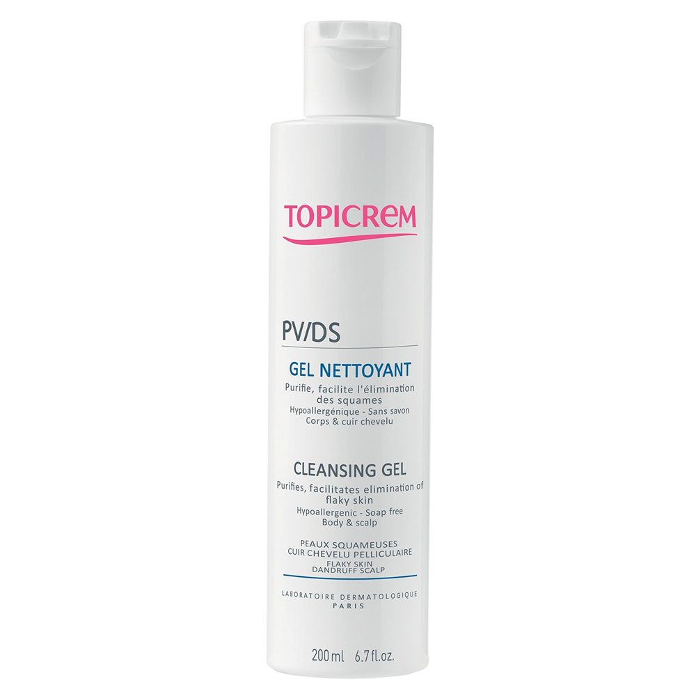 Topicrem PV/DS Pv/ds Cleansing Gel For Flaky Skin And Dandruff Scalp 200ml