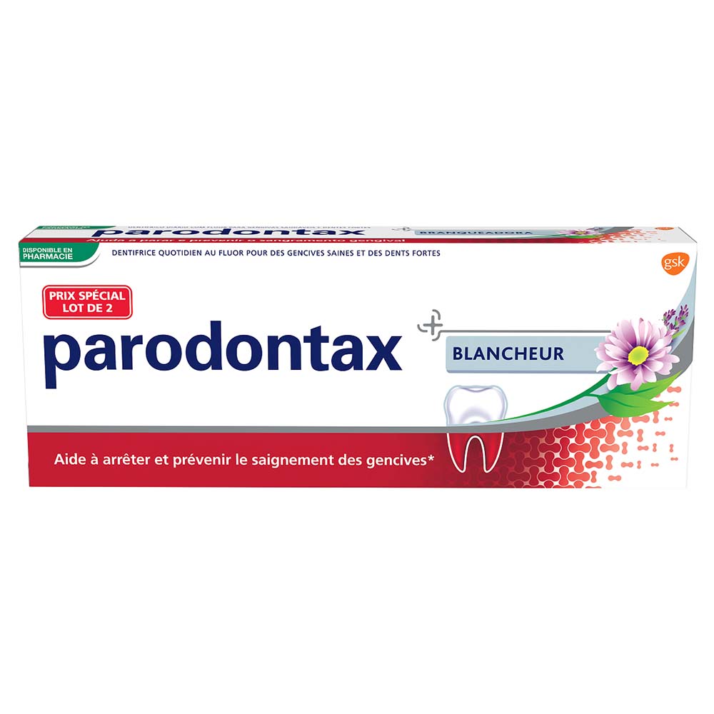 Parodontax Gum Bleeding Whitening Toothpaste 2 x 75 ml