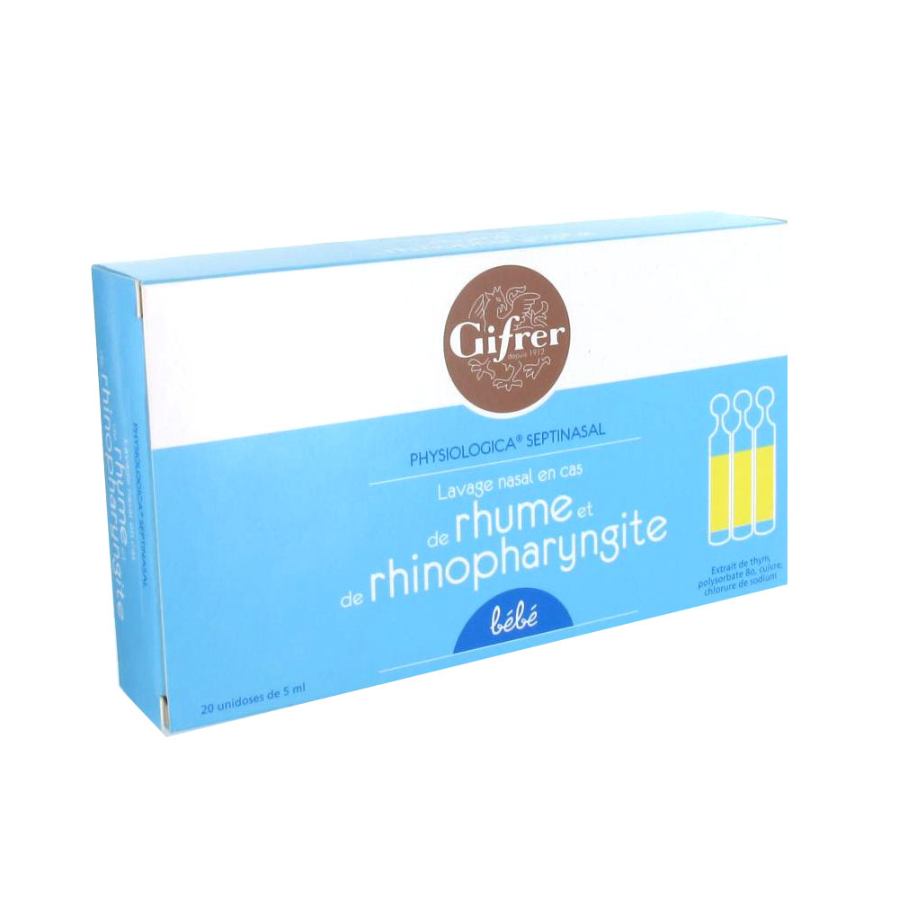 Gifrer Physiologica Septinasal X 20 Unidoses 20x5ml