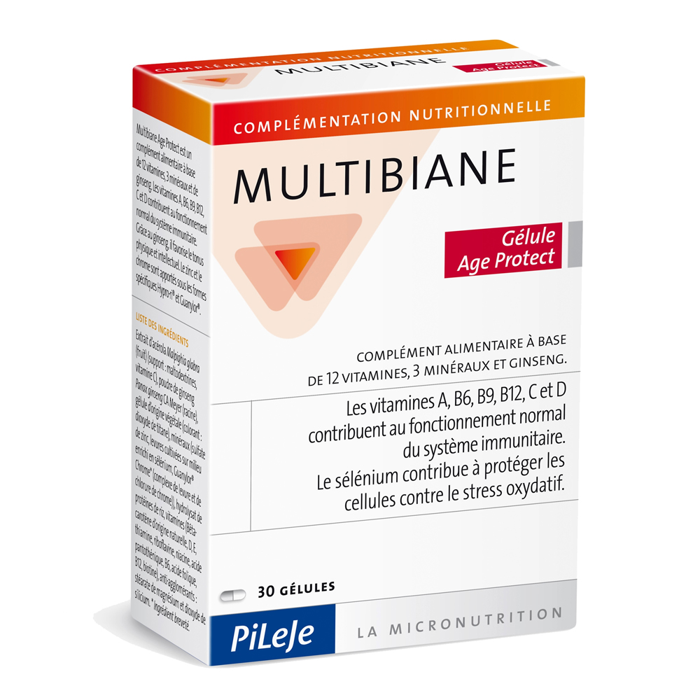Pileje Multibiane Multibiane Age Protect X 30 Capsules 30 gélules