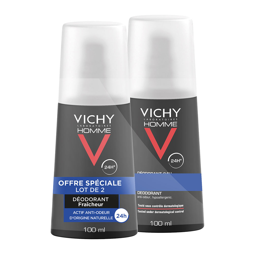 Vichy Deodorants Ultra Refreshing Spray 2x100ml