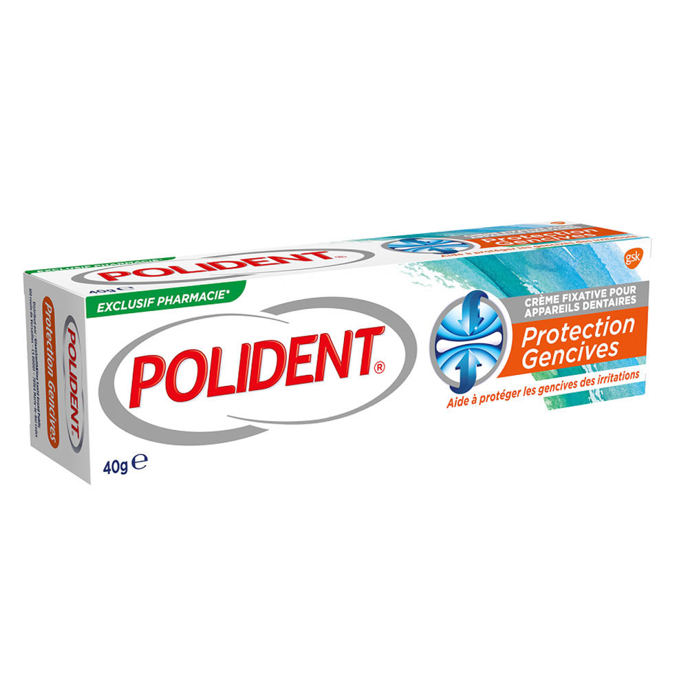 Polident Fixing Cream For Dental Appliances Gum Protection 40g