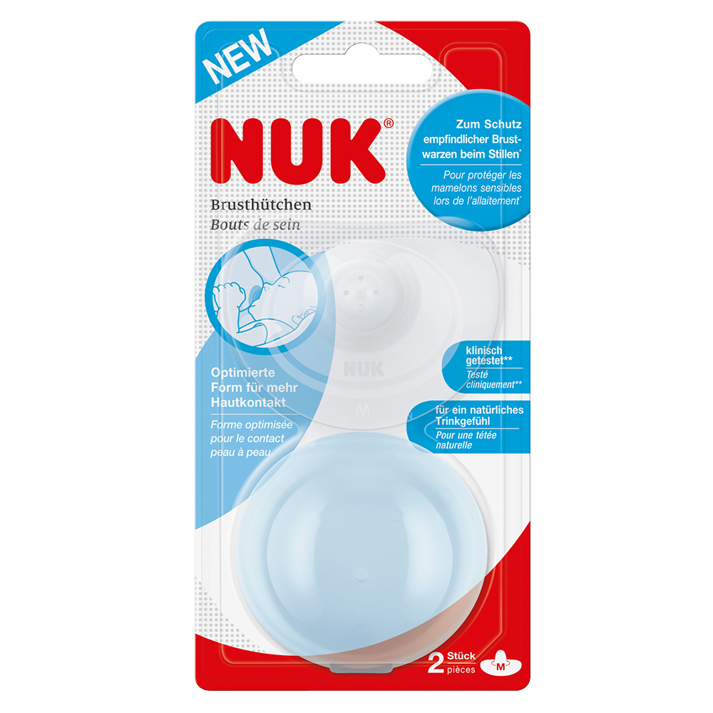 Nuk Silicone Breast Tips Size M X2 Taille M x2