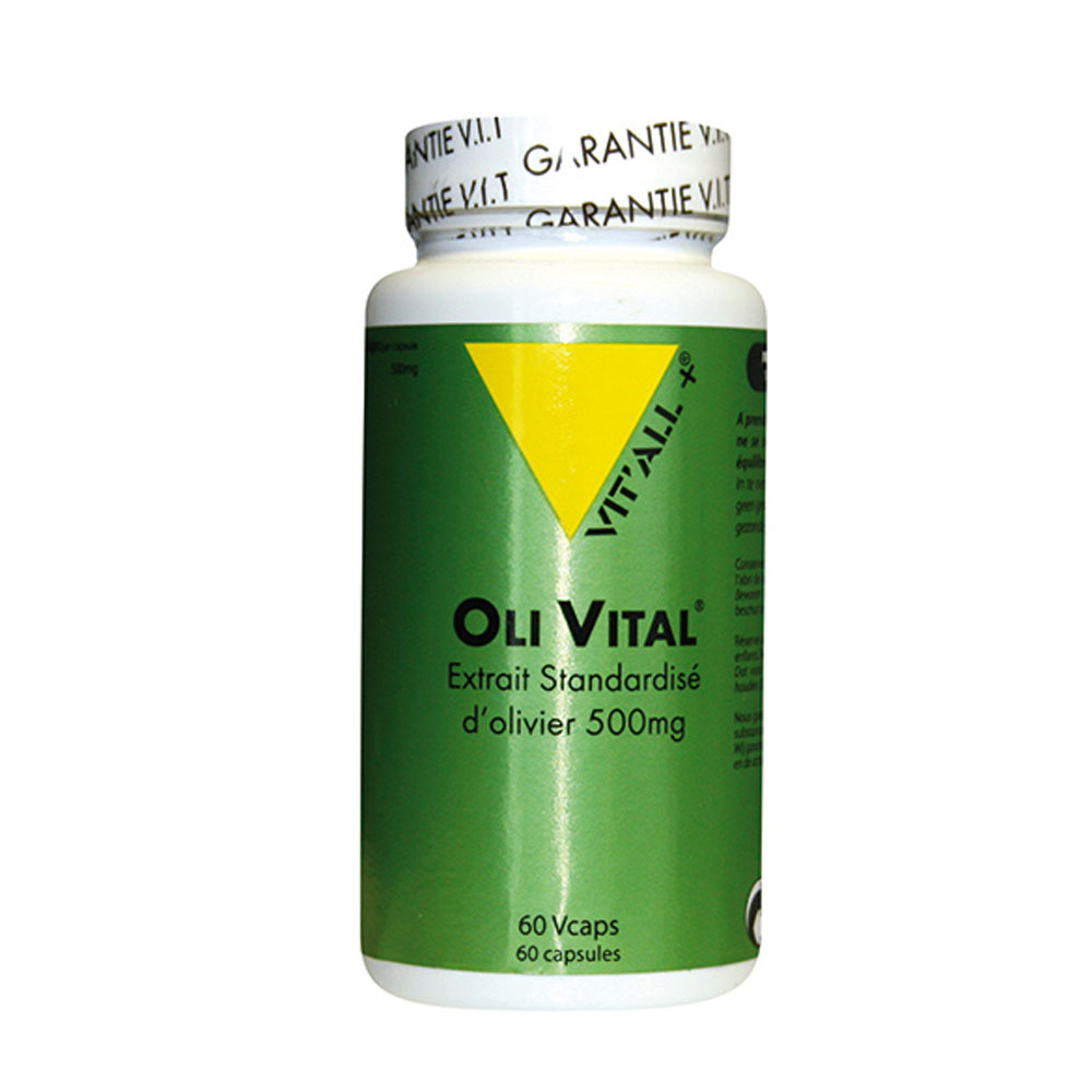 Vit'All+ Olive leaf standardised extract 500 mg 60 capsules