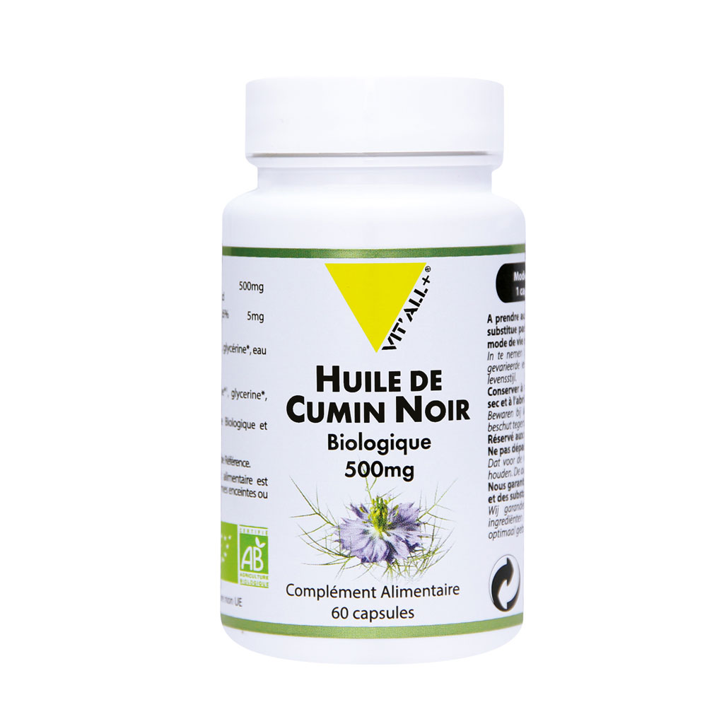 Vit'All+ Black Cumin Oil Bioes 500mg 60 Capsules
